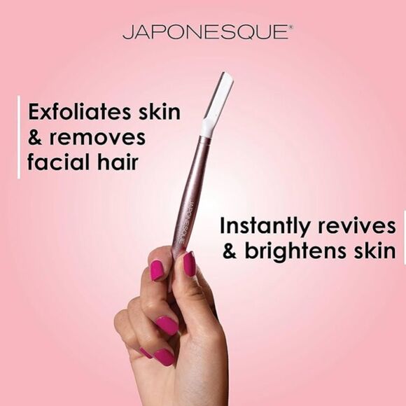 🌻 JAPONESQUE SKINTherapy Dermaplaning Facial Razor & Replacement Heads New - Picture 8 of 13